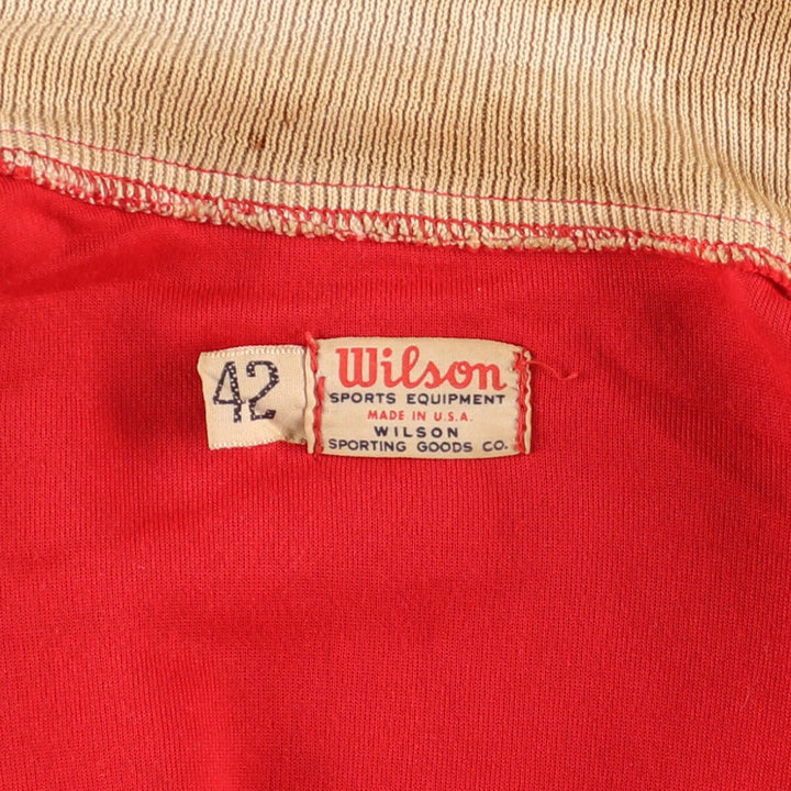 60'S WILSON short sleeve varsity jacket made in USA men's L vintage /eaa416107