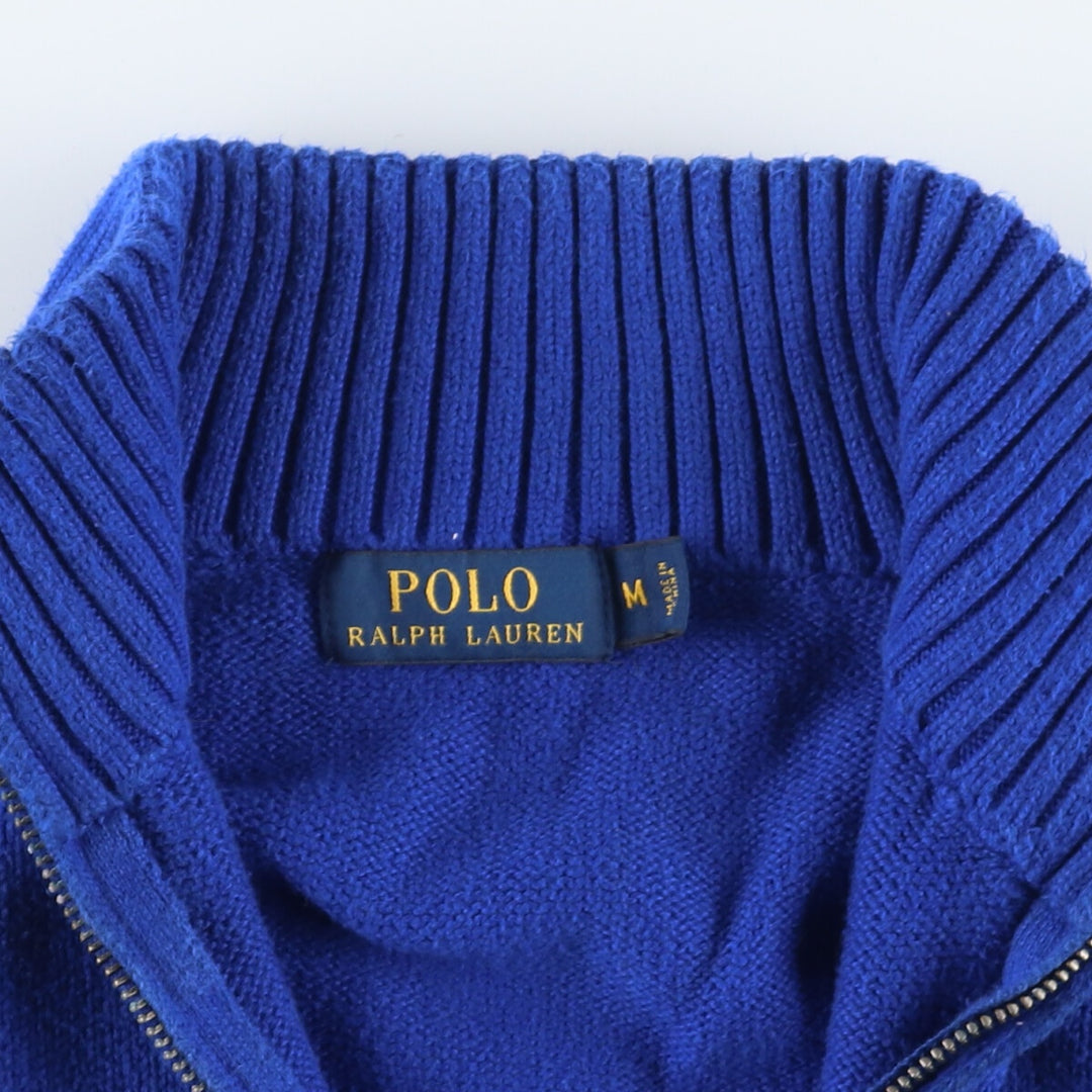 Ralph Lauren POLO RALPH LAUREN Cotton knit half zip sweater Men's M /eaa416203