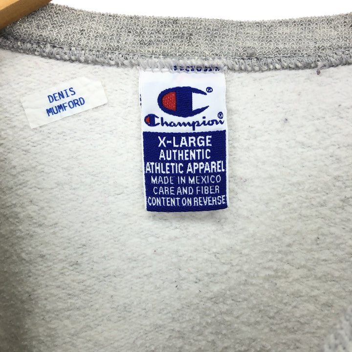 90'S Champion Authentic Apparel Sweatshirt Trainer Men's XL Vintage /eaa416221