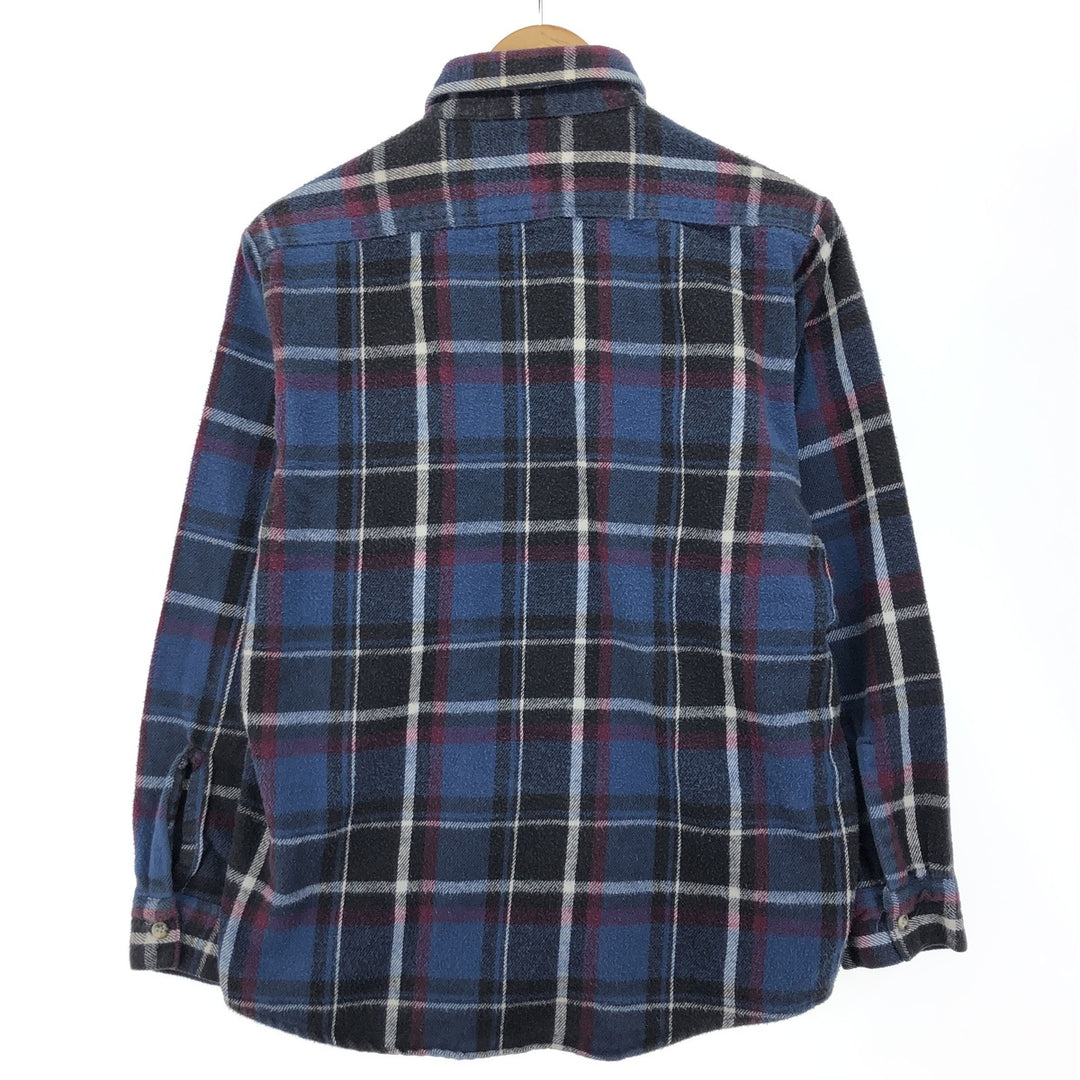 90'S Five Brother Long Sleeve Heavy Flannel Check Shirt Men's Medium Vintage /eaa416260