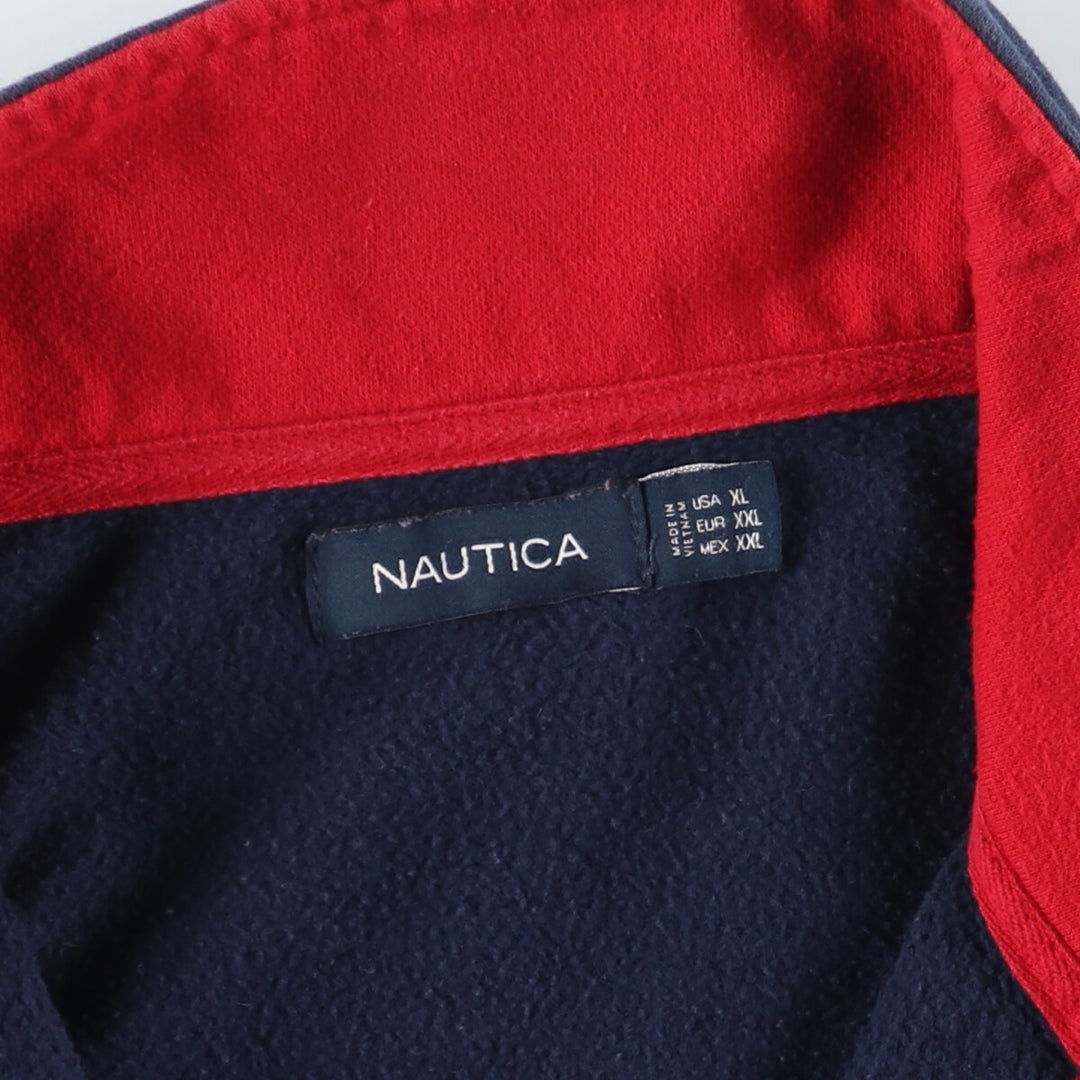 00'S NAUTICA Half Zip Sweatshirt Trainer Men's XL /eaa416465