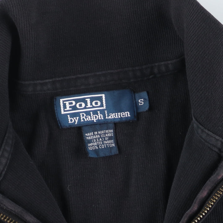 90'S Ralph Lauren POLO by Ralph Lauren Cotton Knit Half Zip Sweater Men's S Vintage / eaa416470