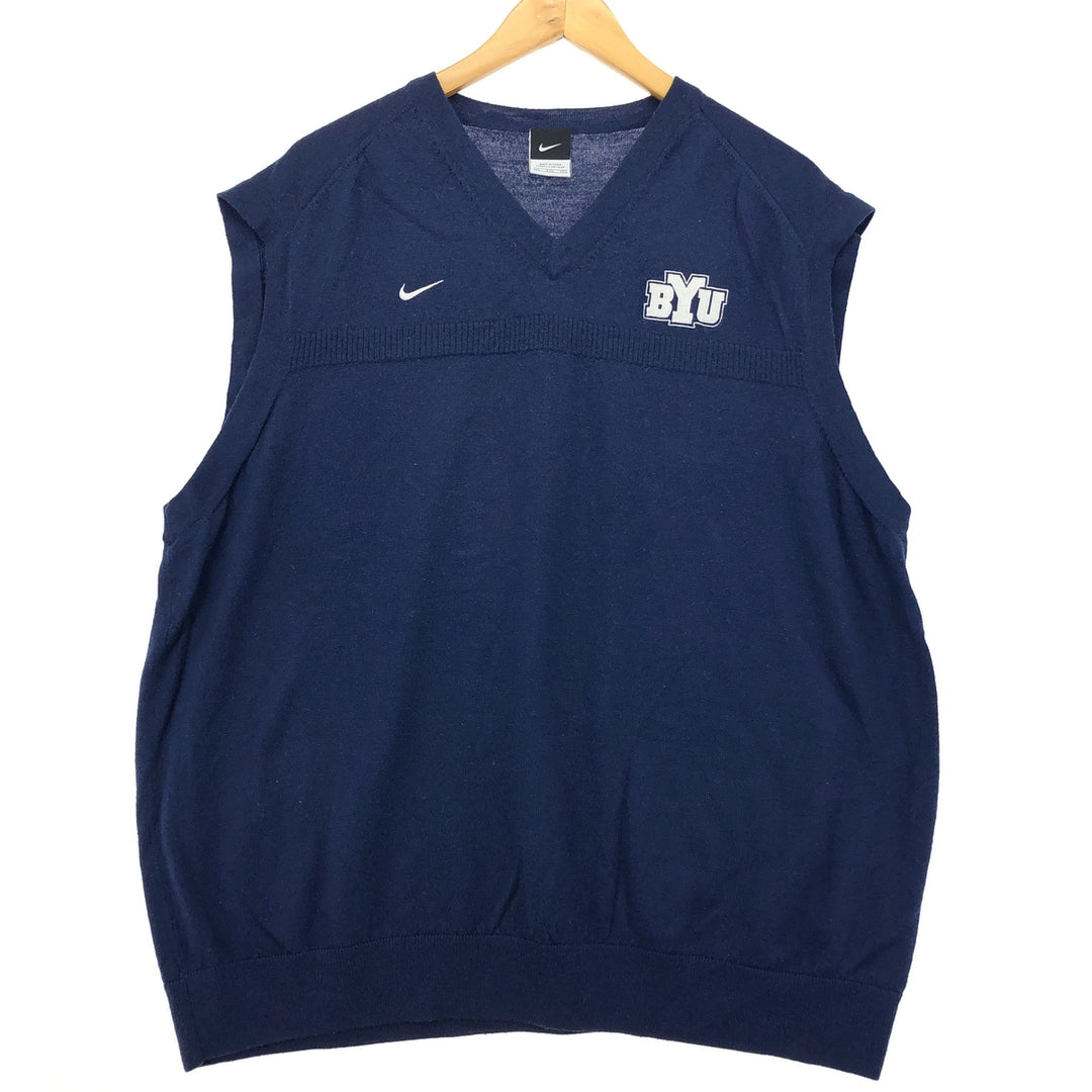 Nike V-neck wool knit vest, men's XXL / eaa416517