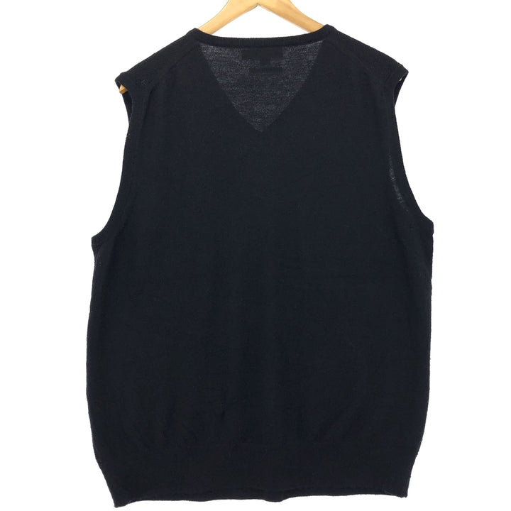 Calvin Klein V-neck wool knit vest, men's XL /eaa416519