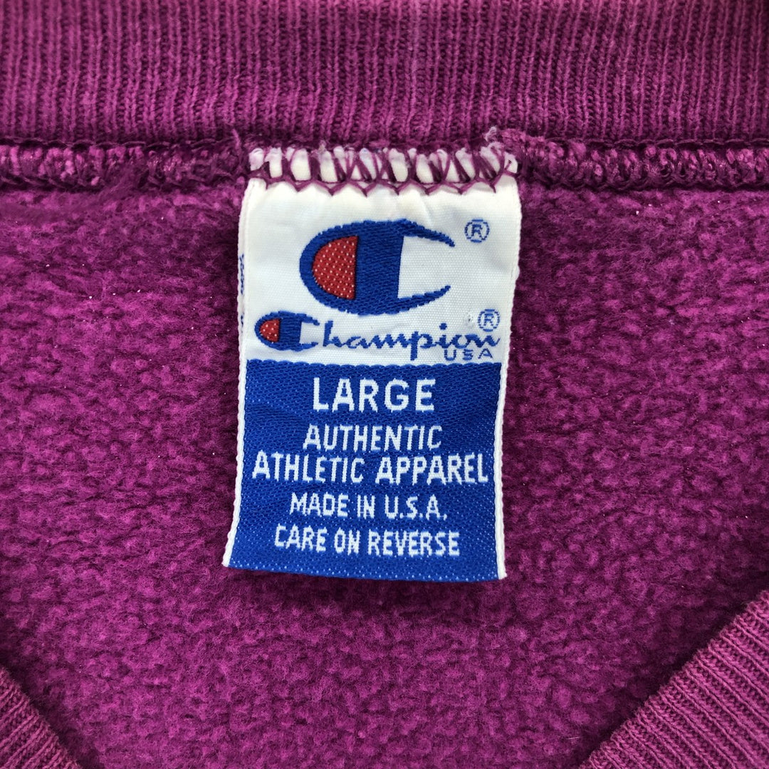 90'S Champion One Point Logo Sweatshirt Trainer Made in USA Men's L Vintage /eaa416740