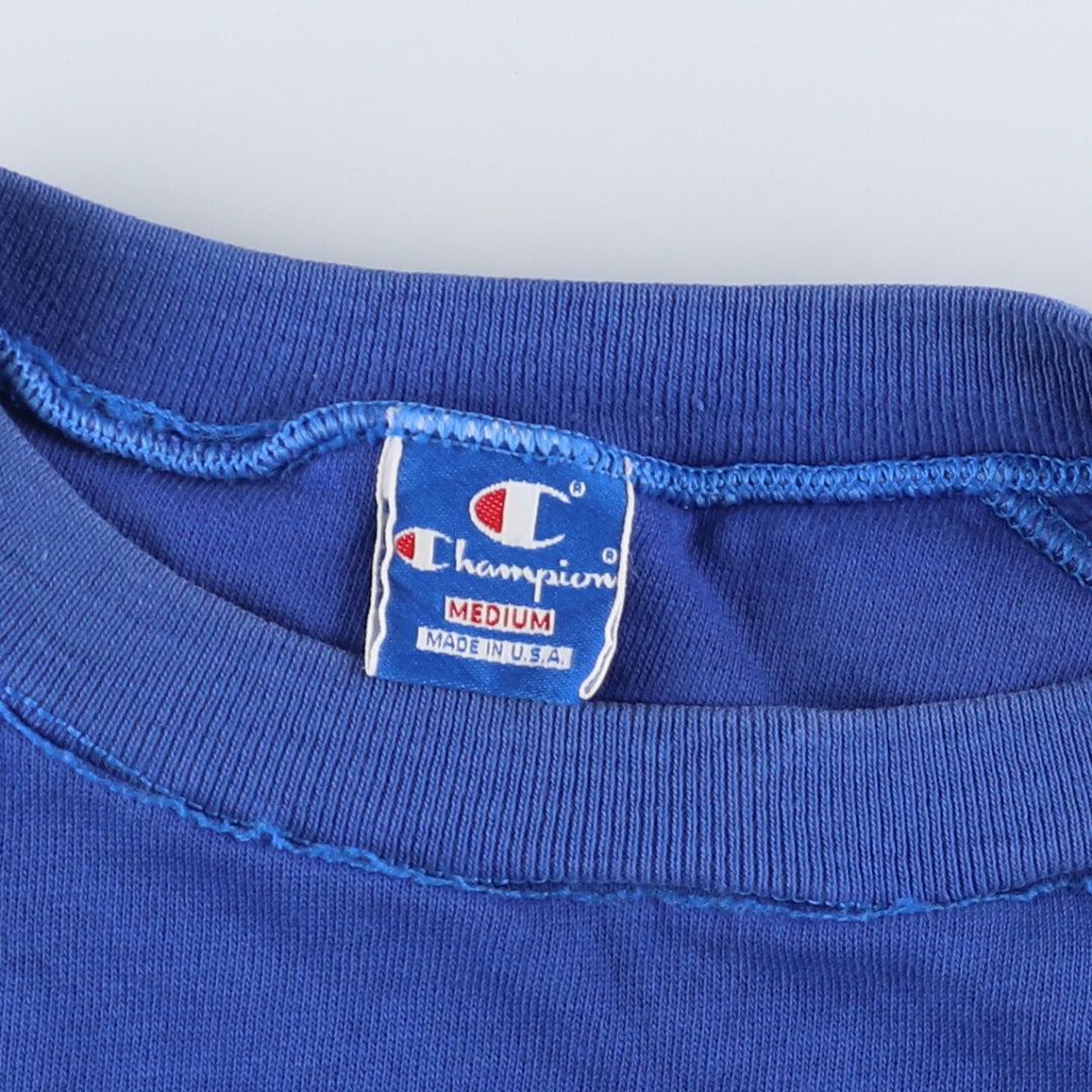 90'S Champion Eyeless Plain Blank Sweatshirt Trainer Made in USA Women's L [Elle] /eaa416742