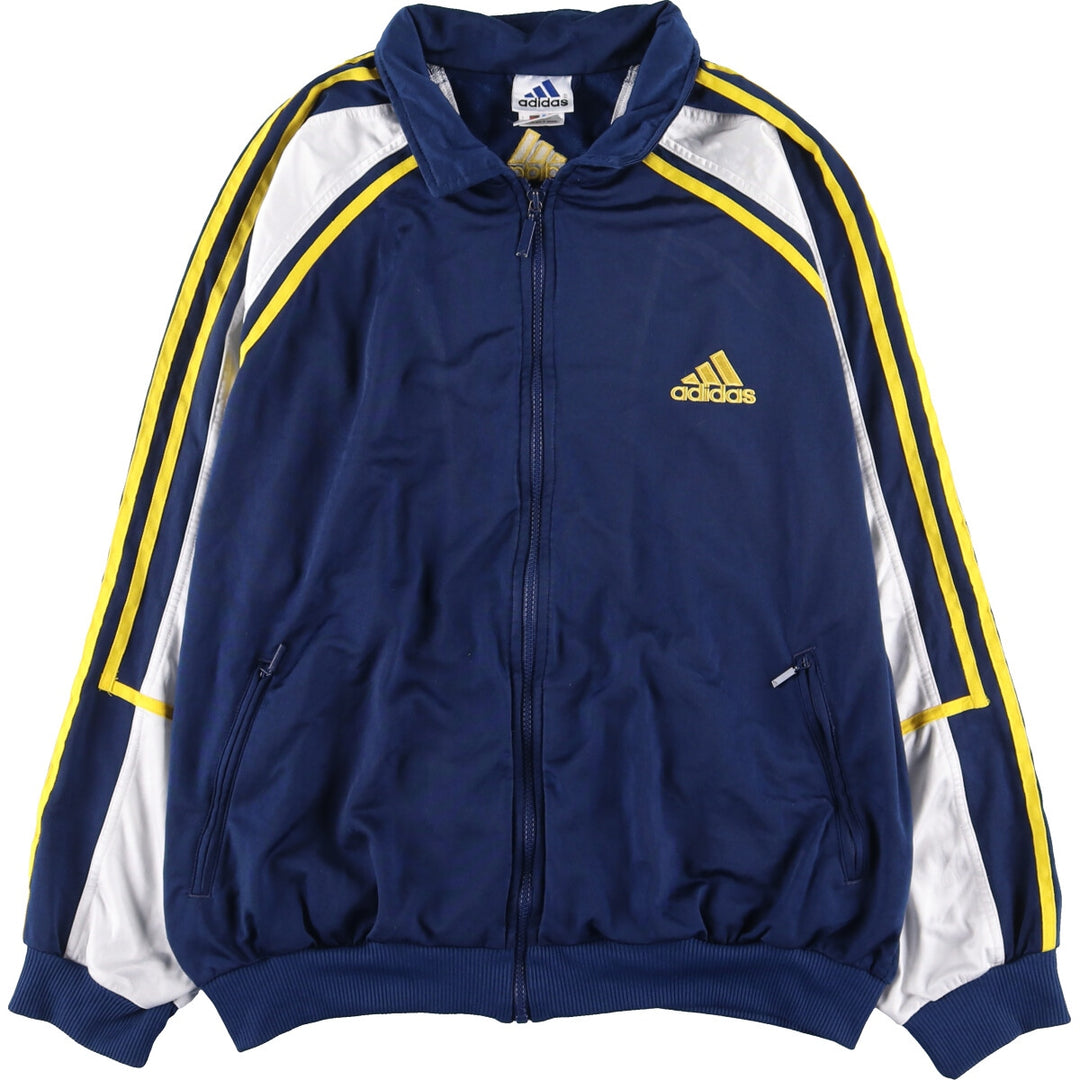 90'S Adidas collared jersey track jacket, men's L, vintage / eaa416871