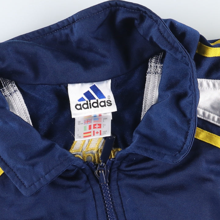 90'S Adidas collared jersey track jacket, men's L, vintage / eaa416871