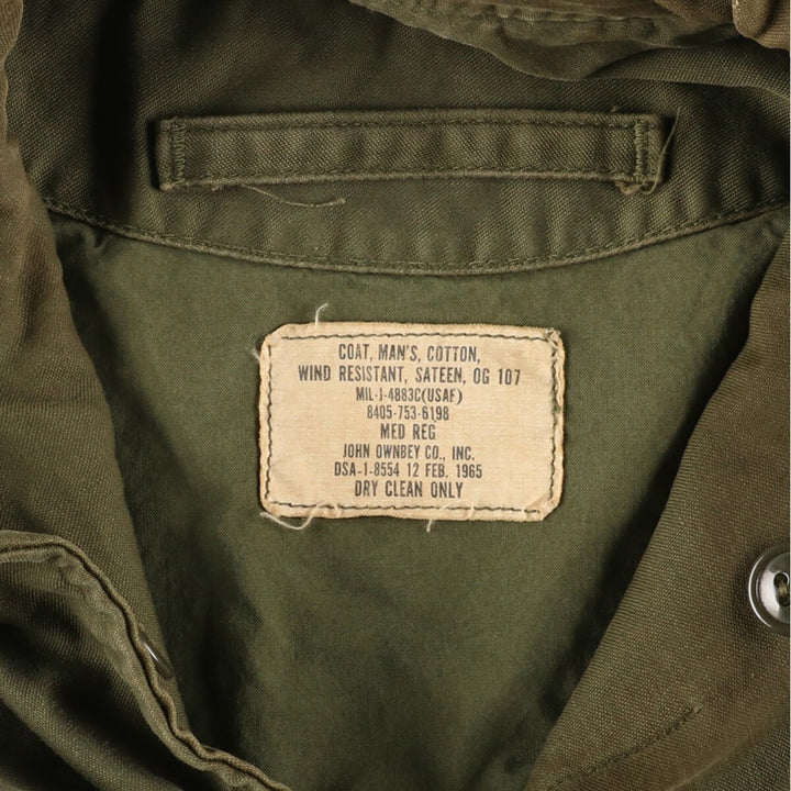 1960'S US Military Genuine USAIR FORCE Military Field Jacket Made in USA MED REG Men's M Vintage /eaa416891