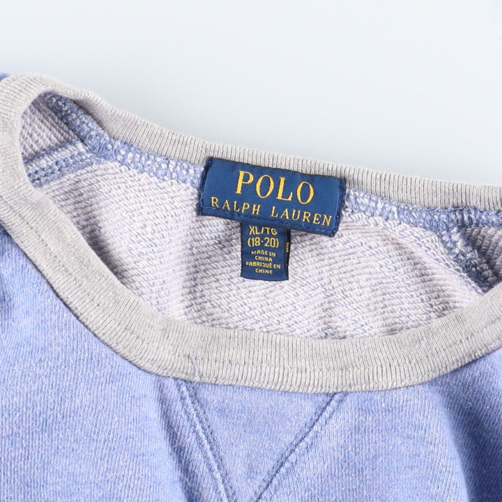 Ralph Lauren POLO RALPH LAUREN One Point Logo Sweatshirt Trainer Women's XL /eaa416940