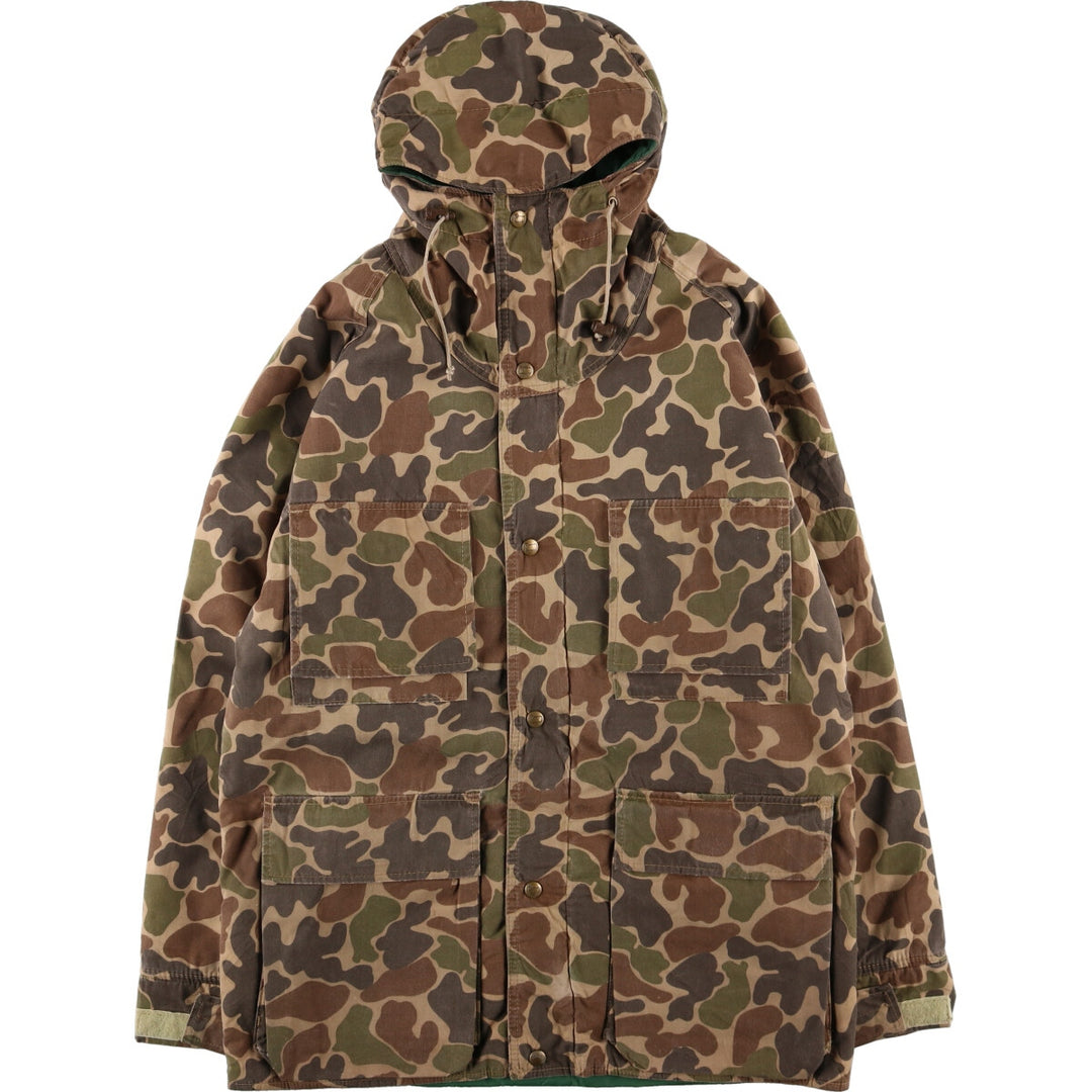 70'S WOOLRICH Camouflage Pattern Duck Hunter Camo Padded Mountain Parka Men's L Vintage /eaa416958