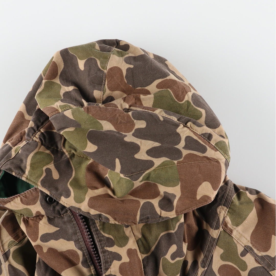 70'S WOOLRICH Camouflage Pattern Duck Hunter Camo Padded Mountain Parka Men's L Vintage /eaa416958