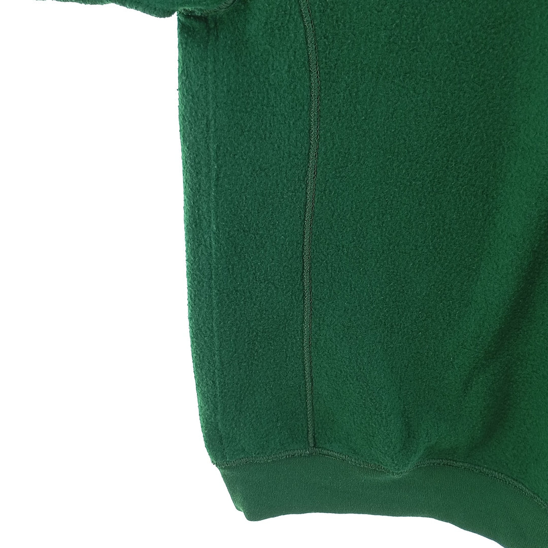 00'S ~ Russell plain blank sweatshirt, sweatshirt, men's XL size cotton green type Vintage Second Hand