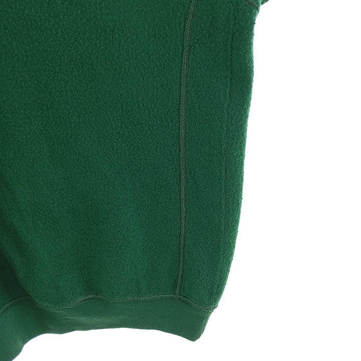 00'S ~ Russell plain blank sweatshirt, sweatshirt, men's XL size cotton green type Vintage Second Hand