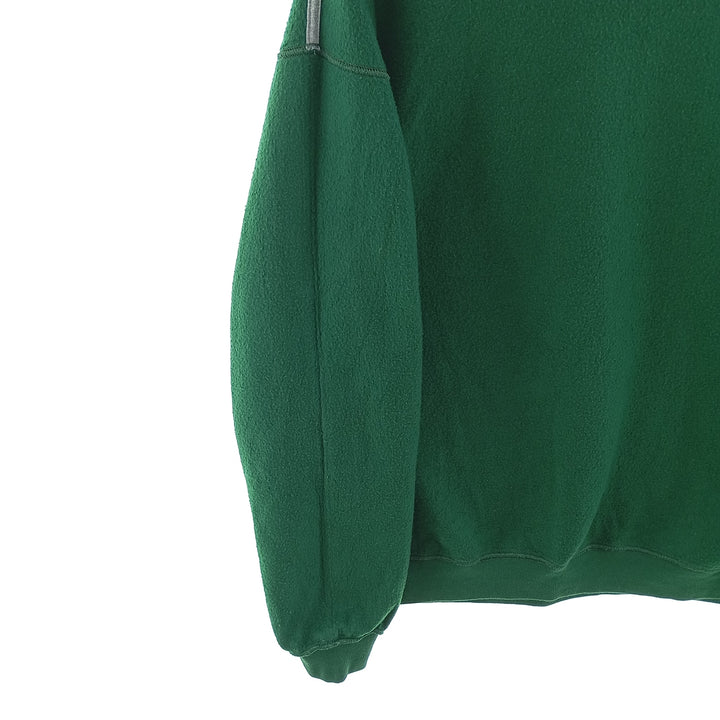 00'S ~ Russell plain blank sweatshirt, sweatshirt, men's XL size cotton green type Vintage Second Hand