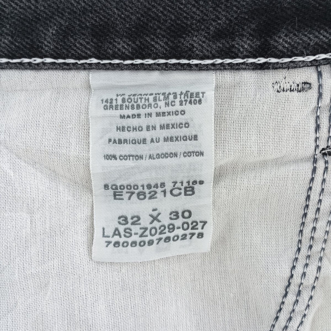 Rustler Black Denim Straight Denim Pants for Men, W33 equivalent cotton black type Vintage Second Hand