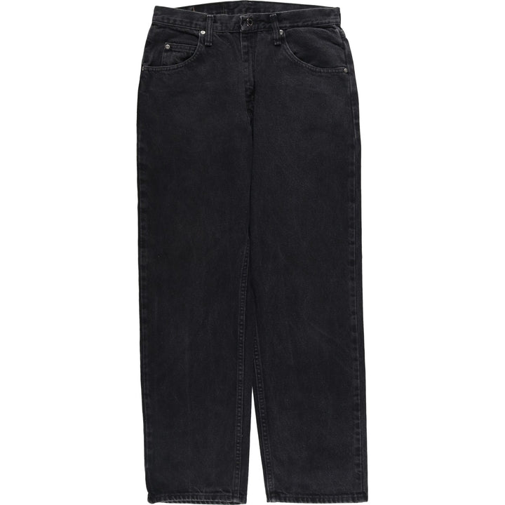 Wrangler Men's Black Denim Tapered Denim Pants, Size W30 cotton black type Vintage Second Hand