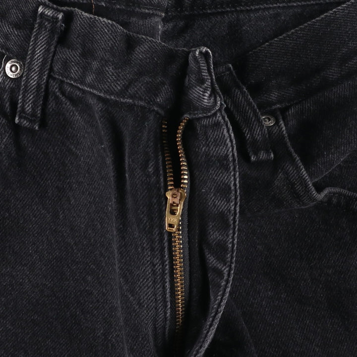 Wrangler Men's Black Denim Tapered Denim Pants, Size W30 cotton black type Vintage Second Hand