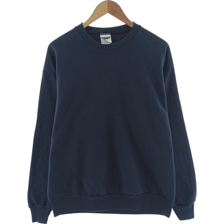 90'S Jerzees Plain Blank Sweatshirt Trainer Men's M Size Vintage unclear navy blue type Vintage Second Hand