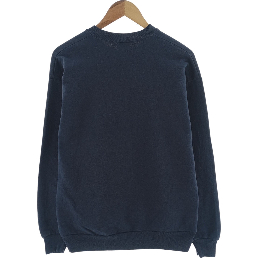 90'S Jerzees Plain Blank Sweatshirt Trainer Men's M Size Vintage unclear navy blue type Vintage Second Hand