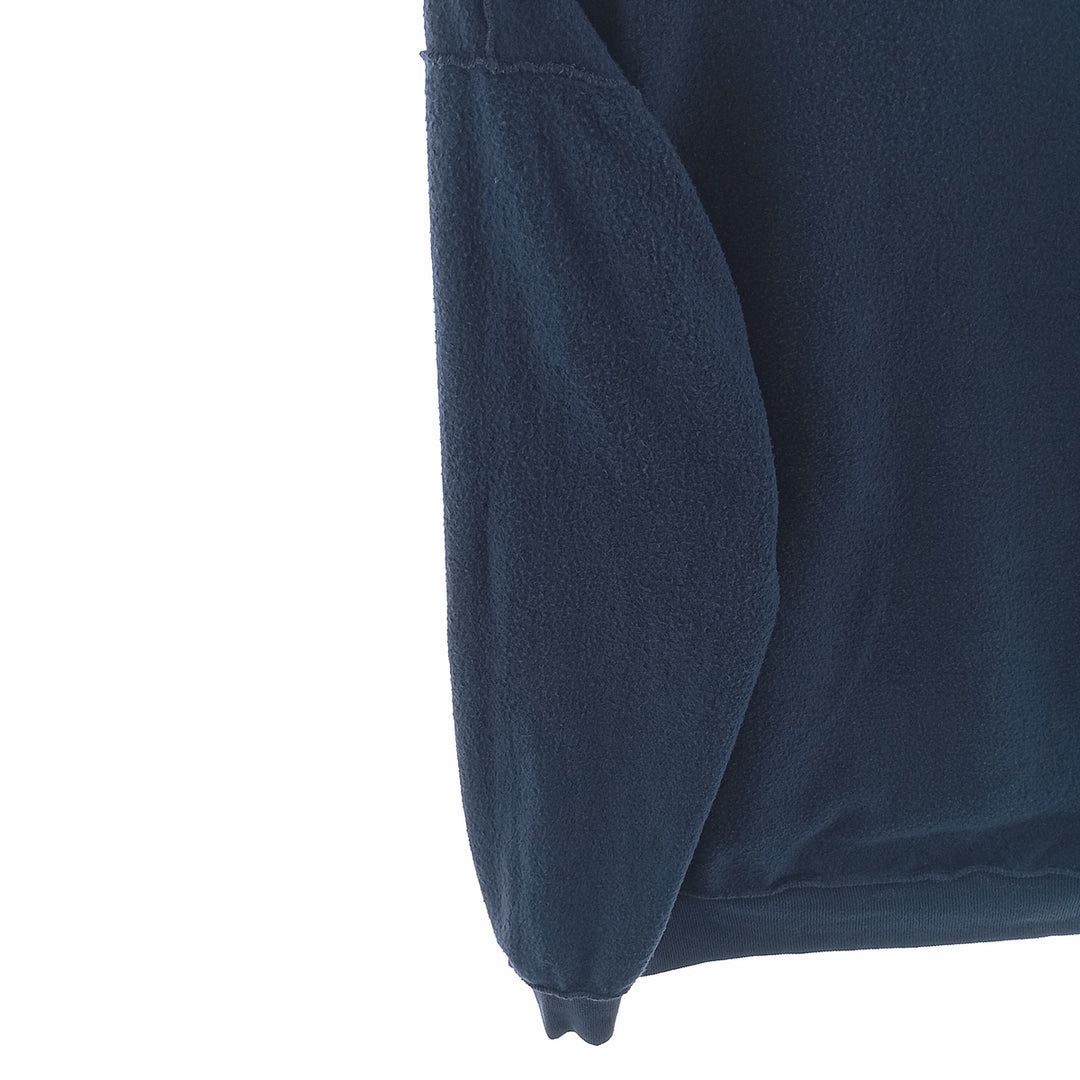 90'S Jerzees Plain Blank Sweatshirt Trainer Men's M Size Vintage unclear navy blue type Vintage Second Hand