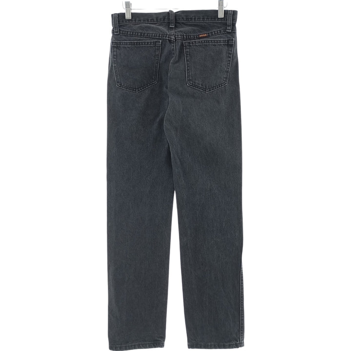 Rustler Black Denim Straight Denim Pants for Men, W29 cotton black type Vintage Second Hand