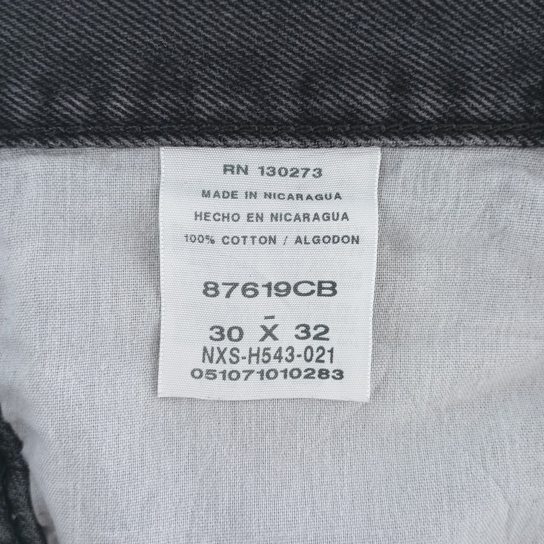 Rustler Black Denim Straight Denim Pants for Men, W29 cotton black type Vintage Second Hand