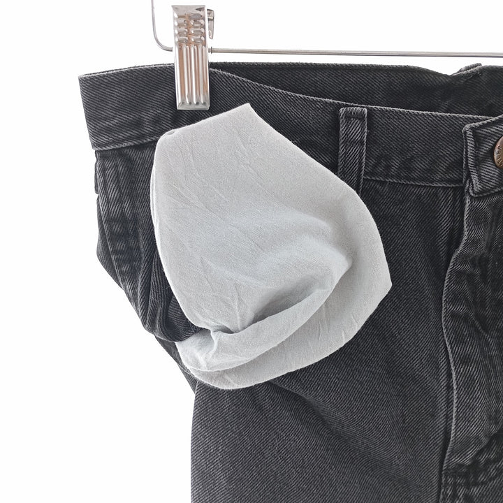 Rustler Black Denim Straight Denim Pants for Men, W29 cotton black type Vintage Second Hand