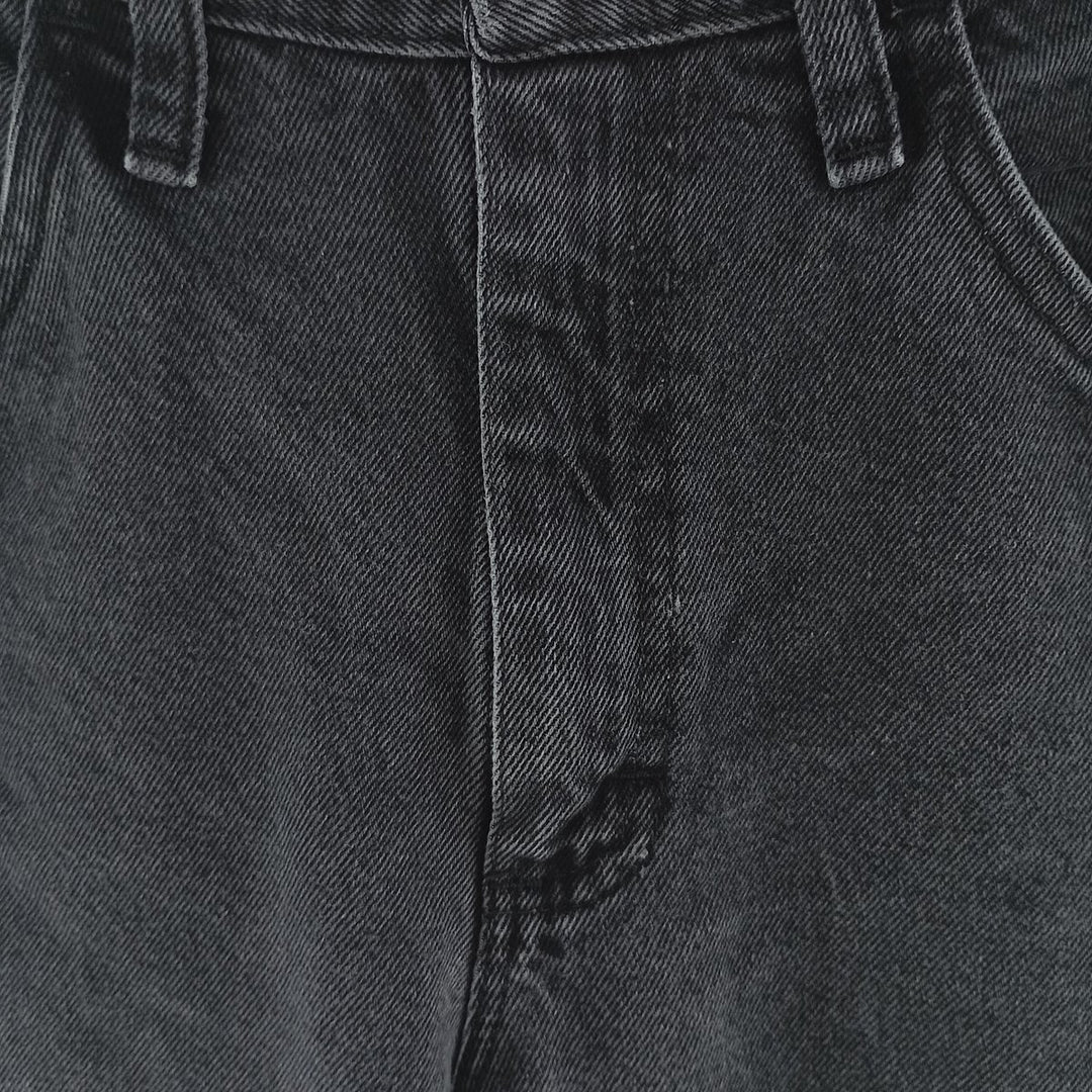 Rustler Black Denim Straight Denim Pants for Men, W29 cotton black type Vintage Second Hand