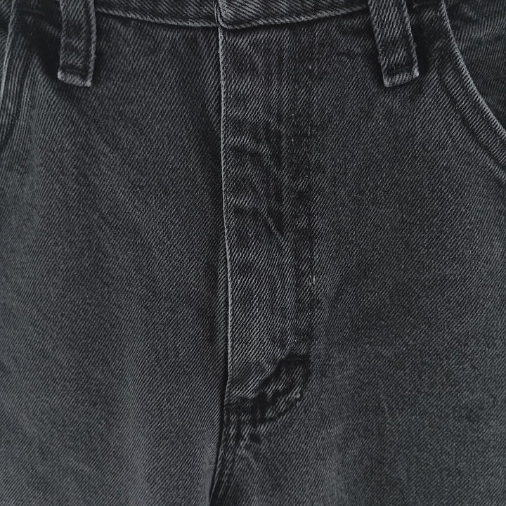 Rustler Black Denim Straight Denim Pants for Men, W29 cotton black type Vintage Second Hand