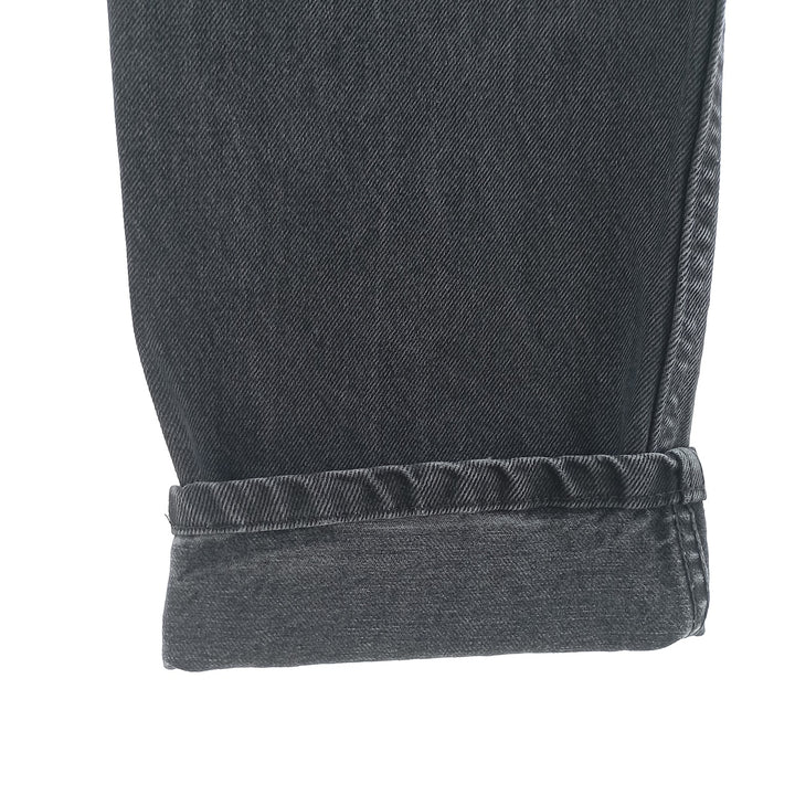 Rustler Black Denim Straight Denim Pants for Men, W29 cotton black type Vintage Second Hand