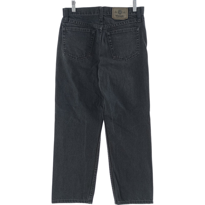 Wrangler Men's Black Denim Tapered Denim Pants, Size W30 cotton black type Vintage Second Hand