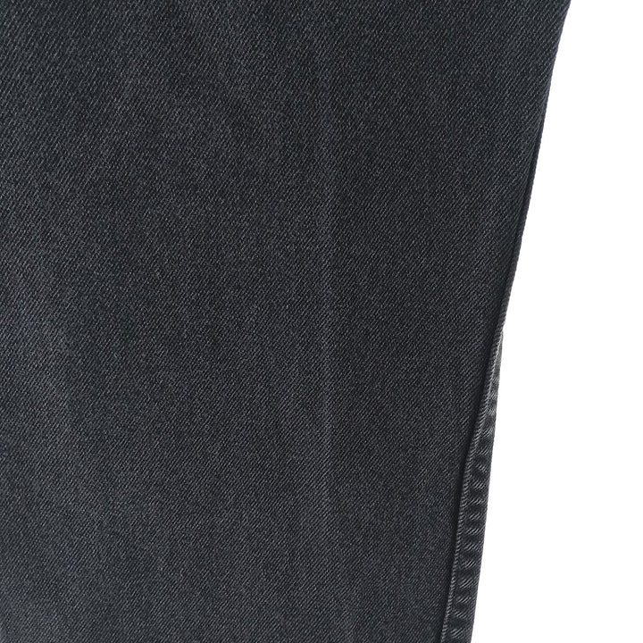 Wrangler Men's Black Denim Tapered Denim Pants, Size W30 cotton black type Vintage Second Hand