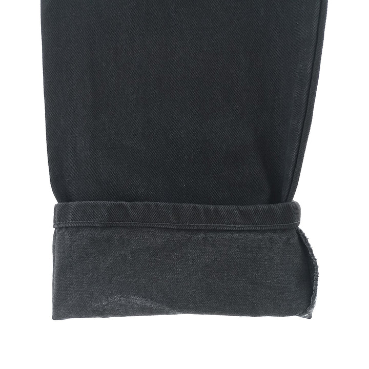 Rustler Black Denim Straight Denim Pants for Men, W33 equivalent cotton black type Vintage Second Hand