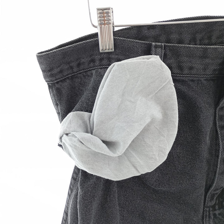 Rustler Black Denim Straight Denim Pants for Men, W36 cotton black type Vintage Second Hand