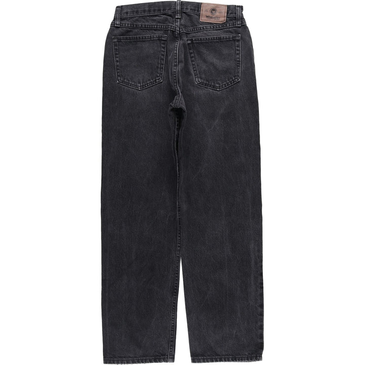 Wrangler Men's Black Denim Tapered Denim Pants, Size W30 unclear black type Vintage Second Hand