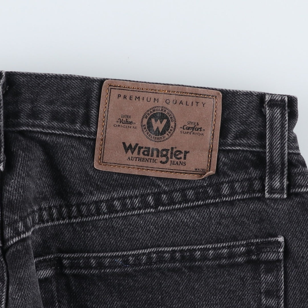 Wrangler Men's Black Denim Tapered Denim Pants, Size W30 unclear black type Vintage Second Hand