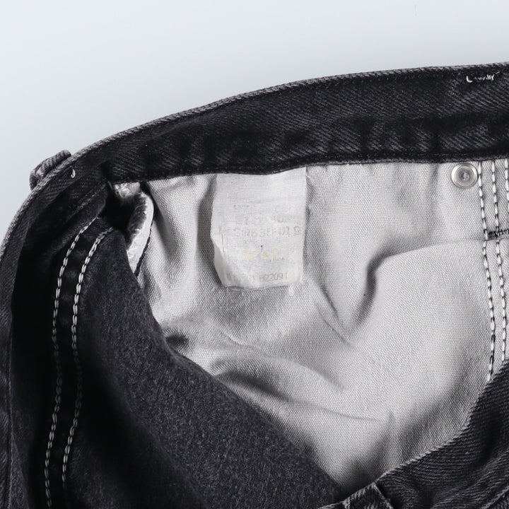 Wrangler Men's Black Denim Tapered Denim Pants, Size W30 unclear black type Vintage Second Hand