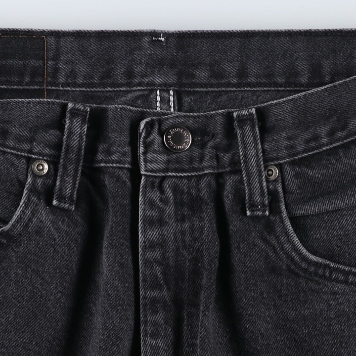 Wrangler Men's Black Denim Tapered Denim Pants, Size W30 unclear black type Vintage Second Hand