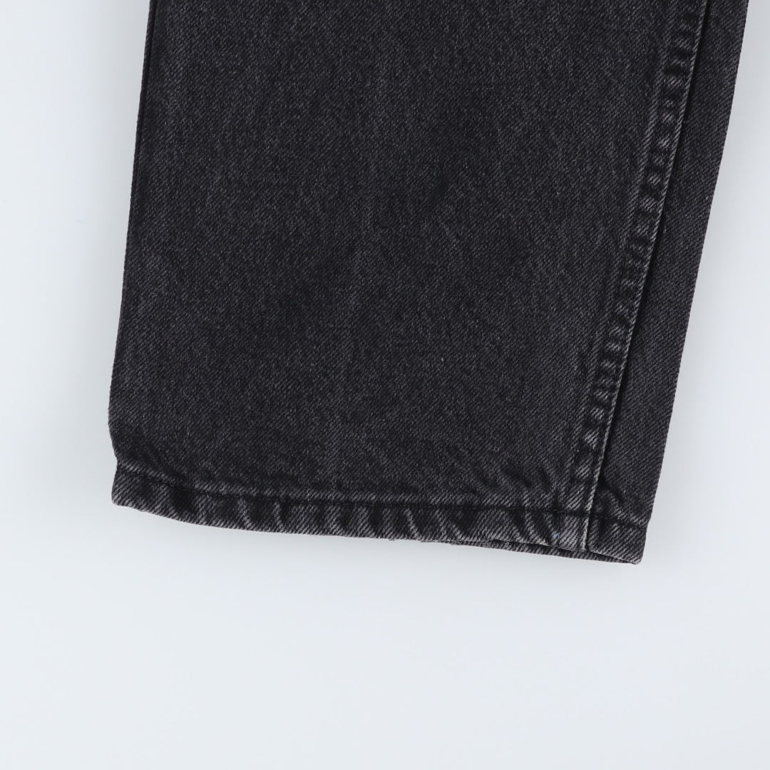 Wrangler Men's Black Denim Tapered Denim Pants, Size W30 unclear black type Vintage Second Hand