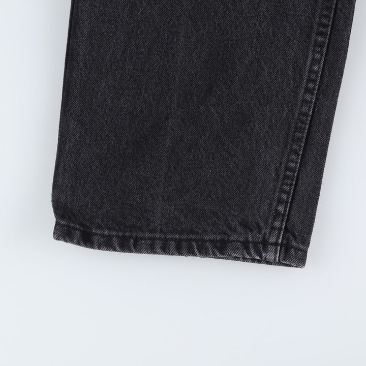 Wrangler Men's Black Denim Tapered Denim Pants, Size W30 unclear black type Vintage Second Hand