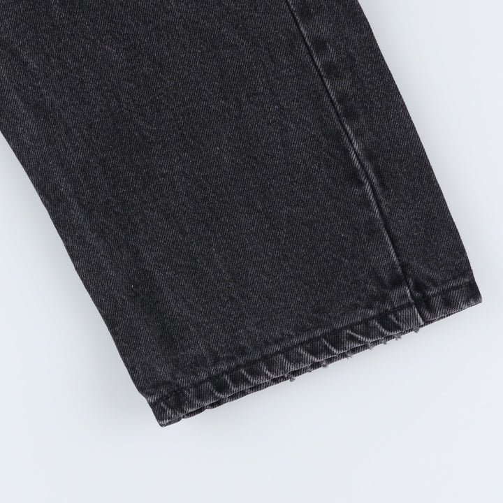 Wrangler Men's Black Denim Tapered Denim Pants, Size W30 unclear black type Vintage Second Hand