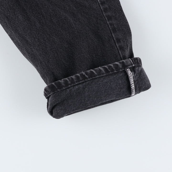 Wrangler Men's Black Denim Tapered Denim Pants, Size W30 unclear black type Vintage Second Hand