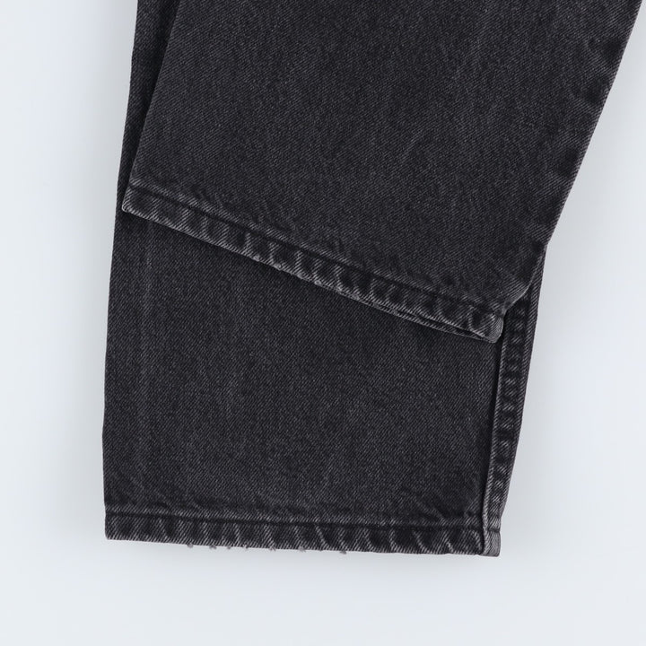 Wrangler Men's Black Denim Tapered Denim Pants, Size W30 unclear black type Vintage Second Hand