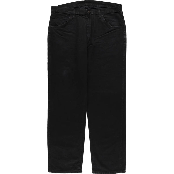Rustler Black Denim Straight Denim Pants for Men, W36 cotton black type Vintage Second Hand
