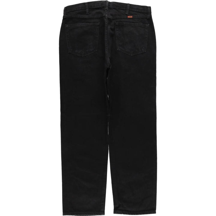 Rustler Black Denim Straight Denim Pants for Men, W36 cotton black type Vintage Second Hand