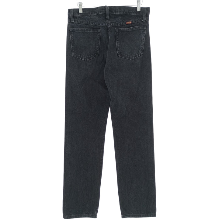 Rustler Black Denim Straight Denim Pants for Men, W30 equivalent cotton black type Vintage Second Hand