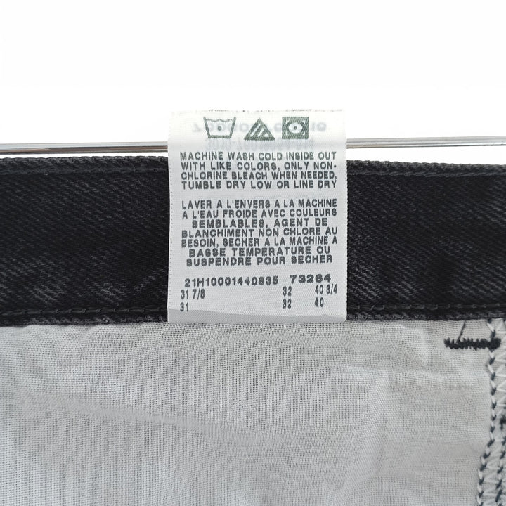 Rustler Black Denim Straight Denim Pants for Men, W30 equivalent cotton black type Vintage Second Hand