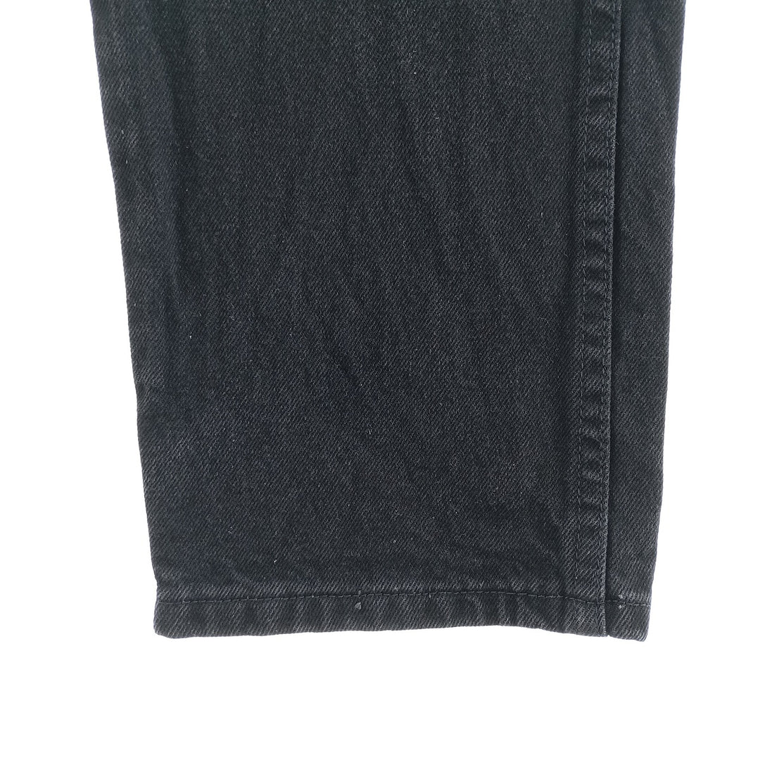 Rustler Black Denim Straight Denim Pants for Men, W30 equivalent cotton black type Vintage Second Hand