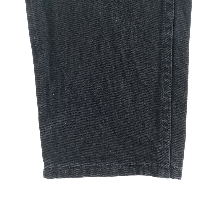 Rustler Black Denim Straight Denim Pants for Men, W30 equivalent cotton black type Vintage Second Hand